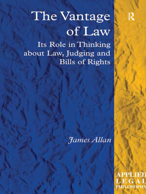 cover image of The Vantage of Law